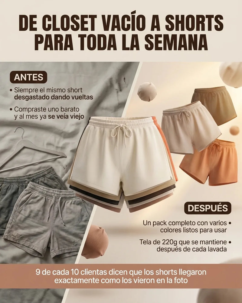 PACK DE SHORTS