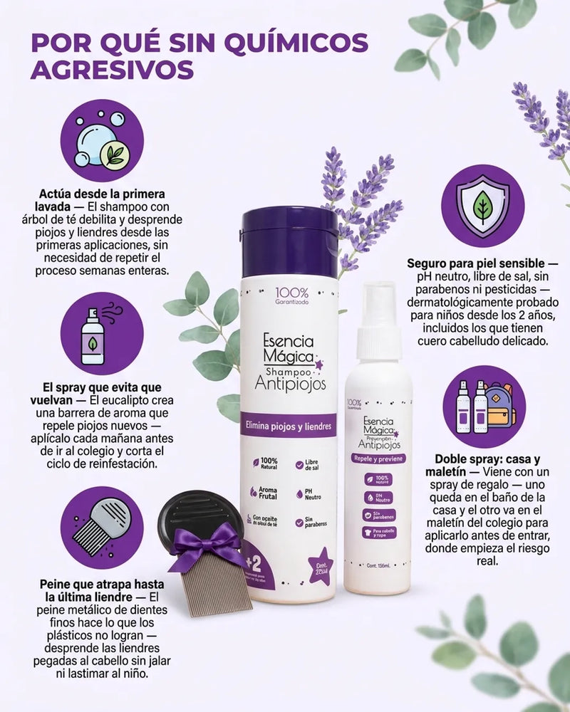 KIT ANTIPIOJOS + REGALO 2do SPRAY PREVENTIVO