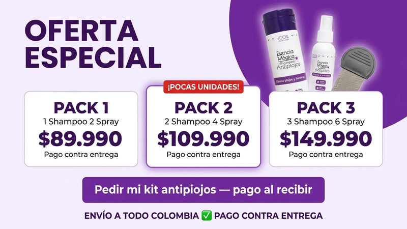 KIT ANTIPIOJOS + REGALO 2do SPRAY PREVENTIVO